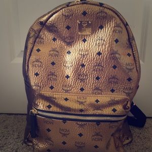 MCM- Stark Classic Backpack- Bronze